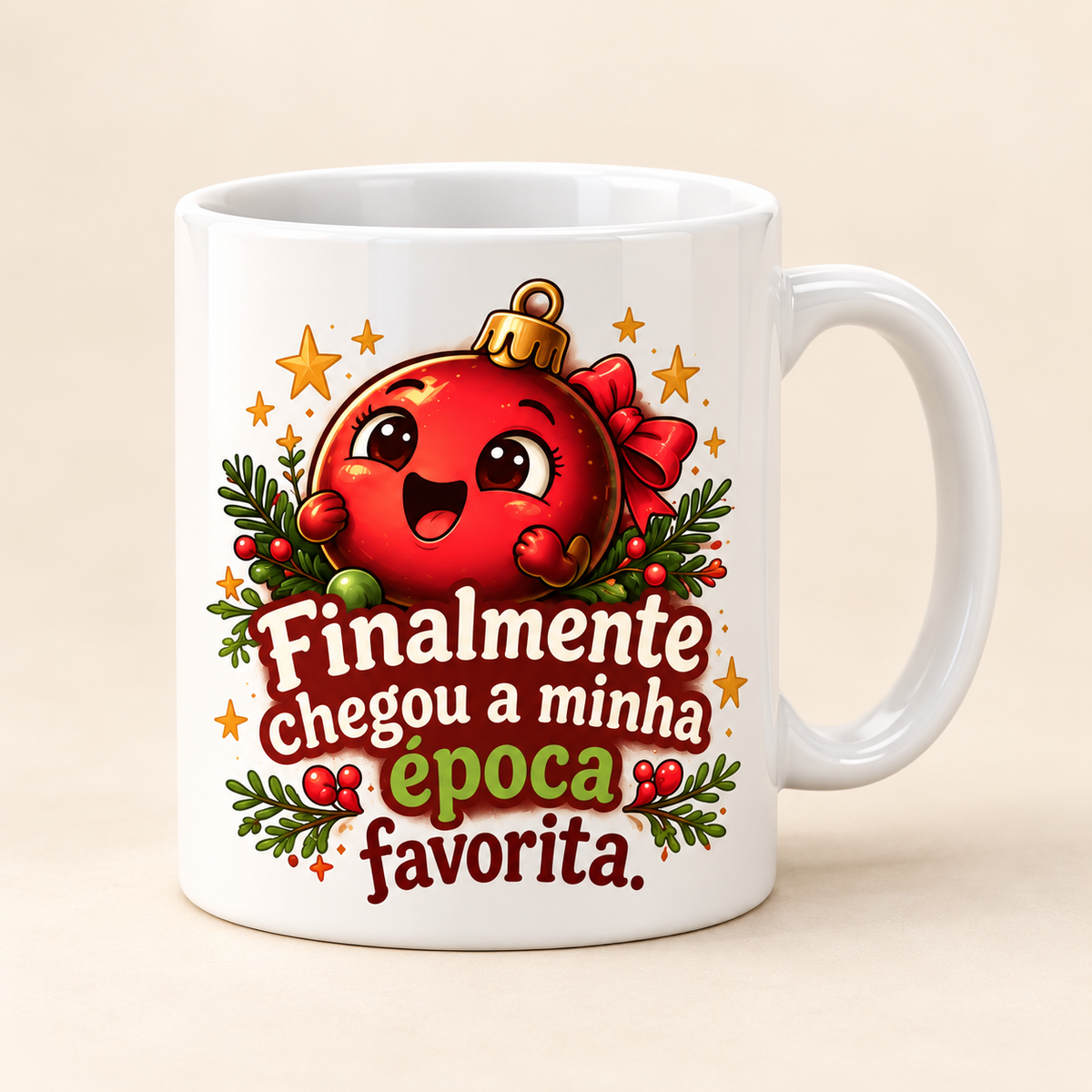 Caneca de Natal — Finalmente chegou a minha época favorita.