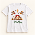T-shirt de Natal — Noite feliz. Sono nem tanto.