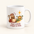 Caneca de Natal — Segui a estrela. Cheguei na festa.