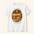 T-shirt de Natal — O céu anunciou. A terra recebeu.