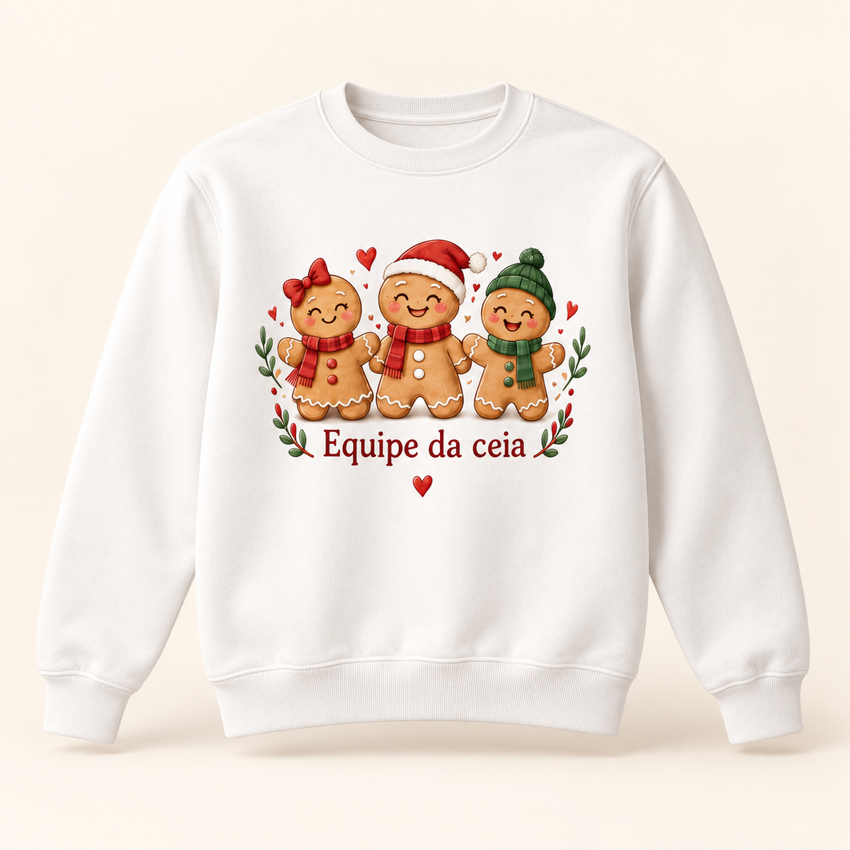 Moletom Changer sem capuz de Natal — Equipe da ceia